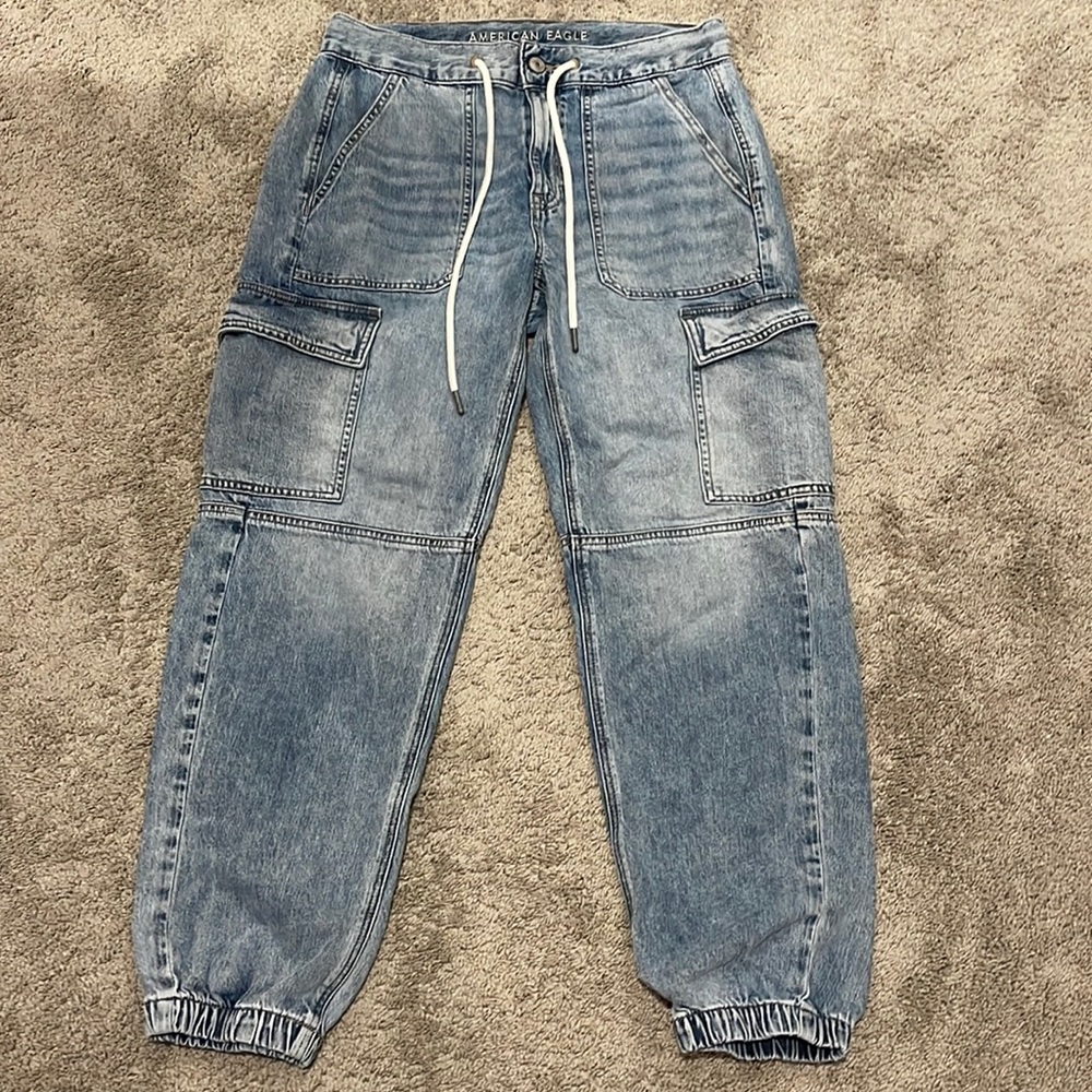 Jean joggers